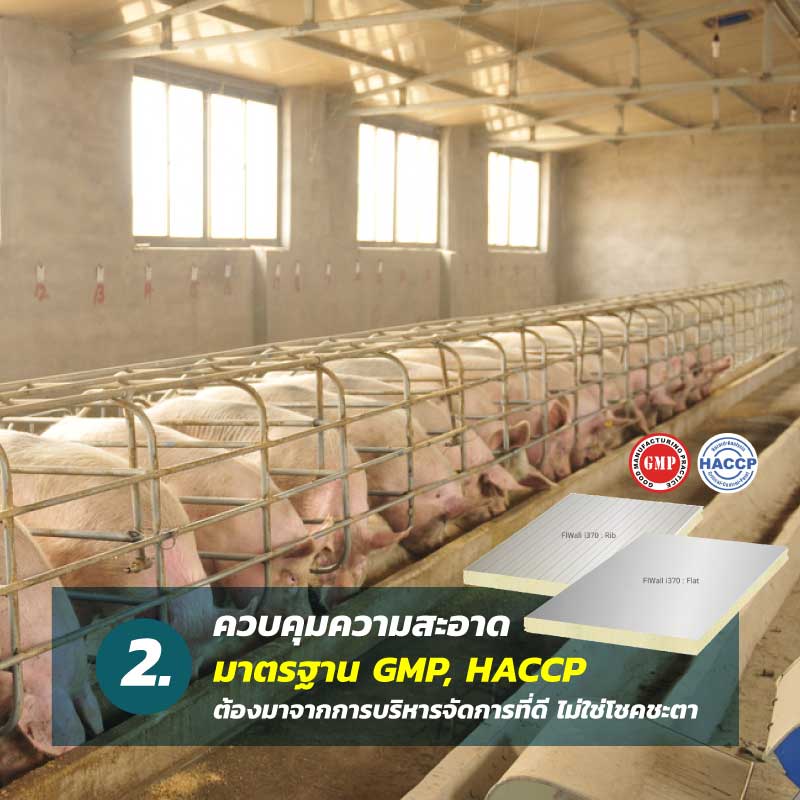 FIWall i370 PIR Sandwich Panel For Animal Farms 03