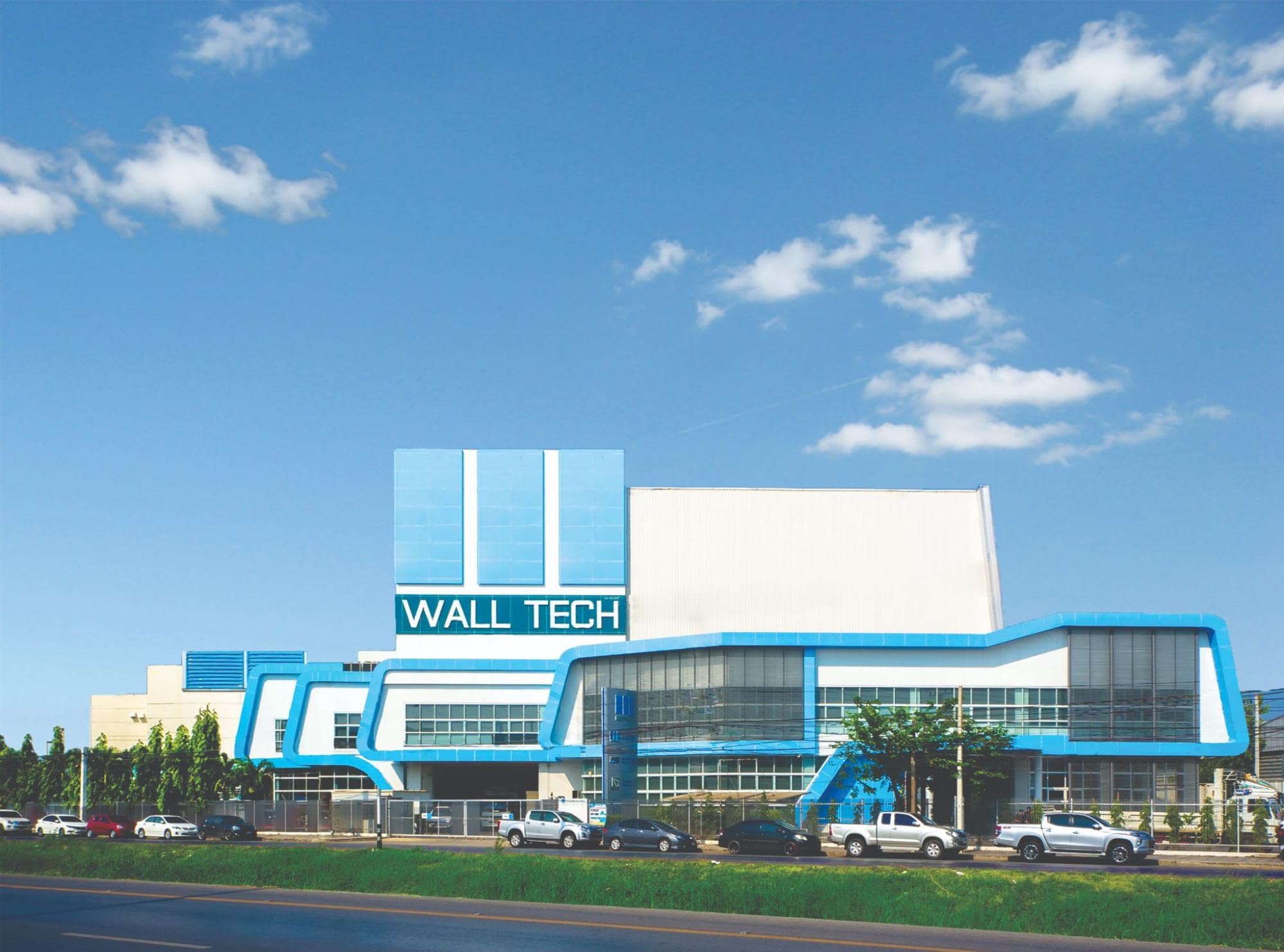 Wall Tech รับสร้างโรงงานสีเขียว ห้องปลอดเชื้อ ห้องเย็น Sandwich Panel