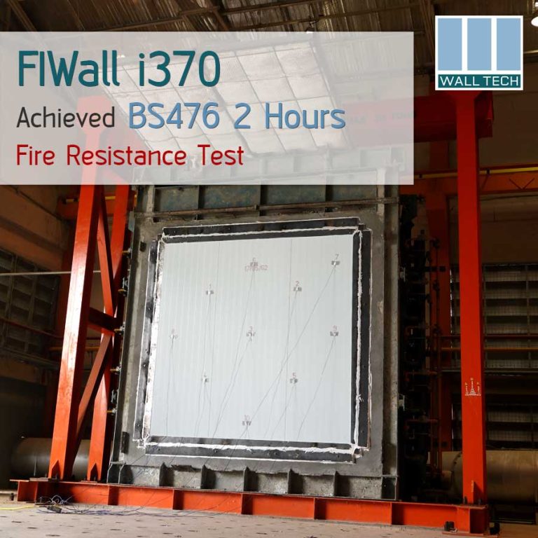 FIWall i380 Achieved BS476 2 Hours Fire Resistance Test